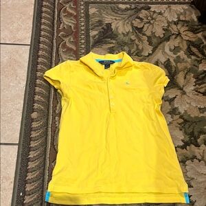 Polo by Ralph Lauren Yellow Polo Shirt Casual Sporty Top